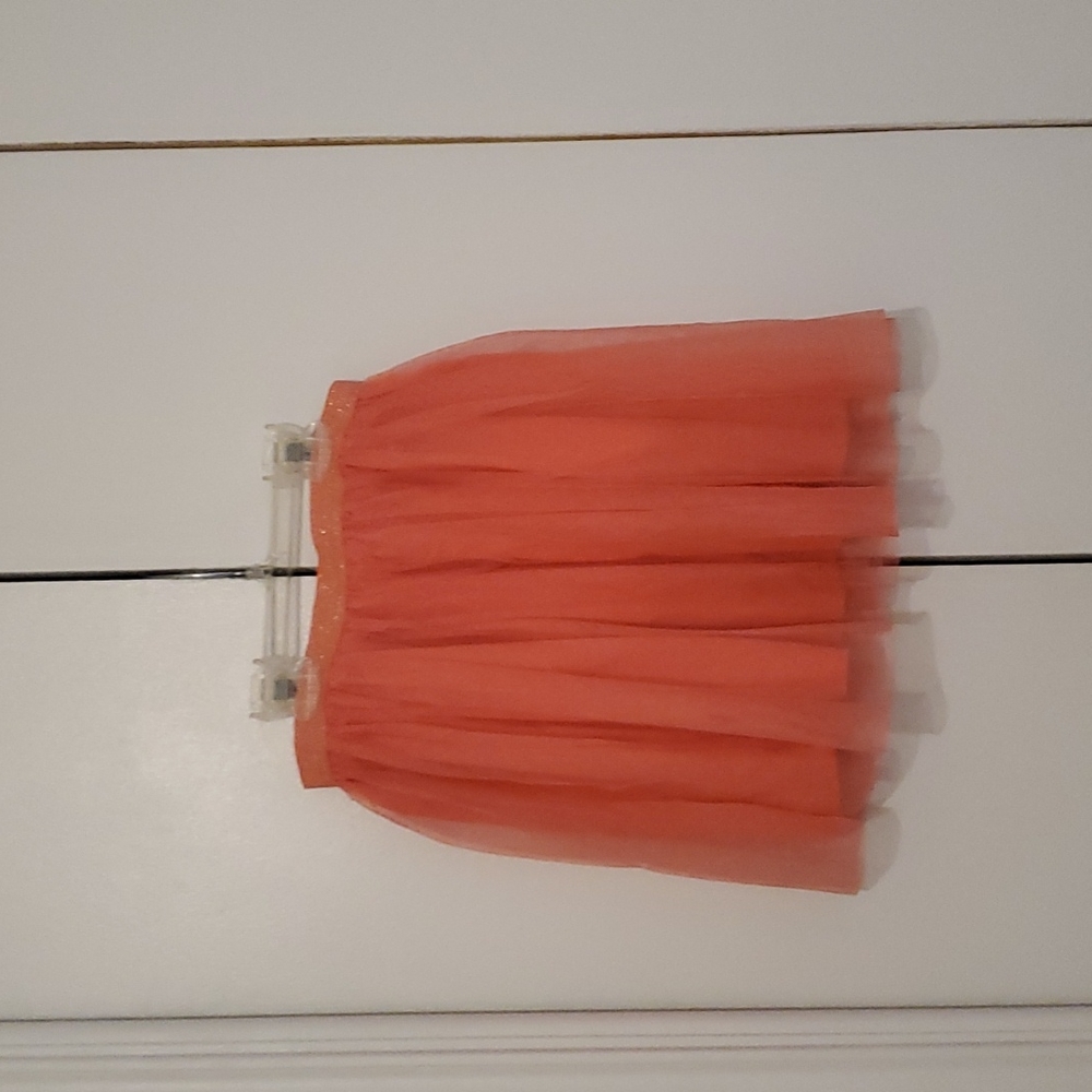 Coral Orange Skirt